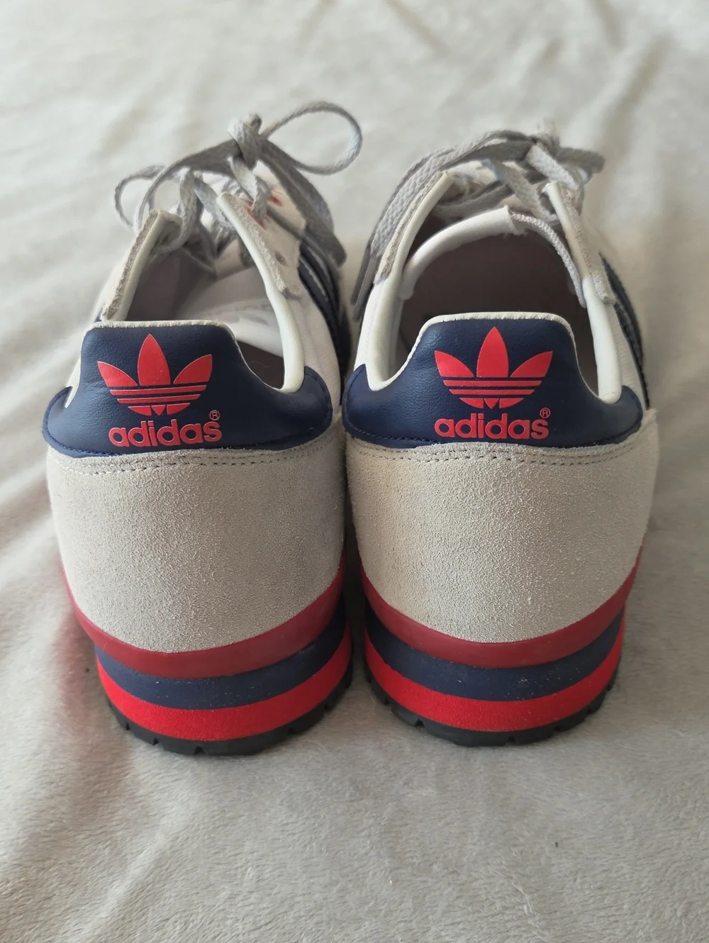 Men's Adidas Hoylake, As New Condition, Size 10, Grey, Blue & Red
